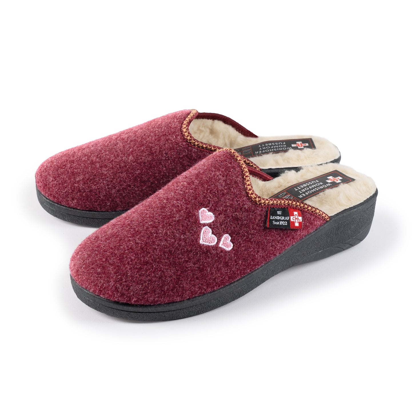 CAL LANDGRAF Damen/Herren warmgefütterte Hausclogs