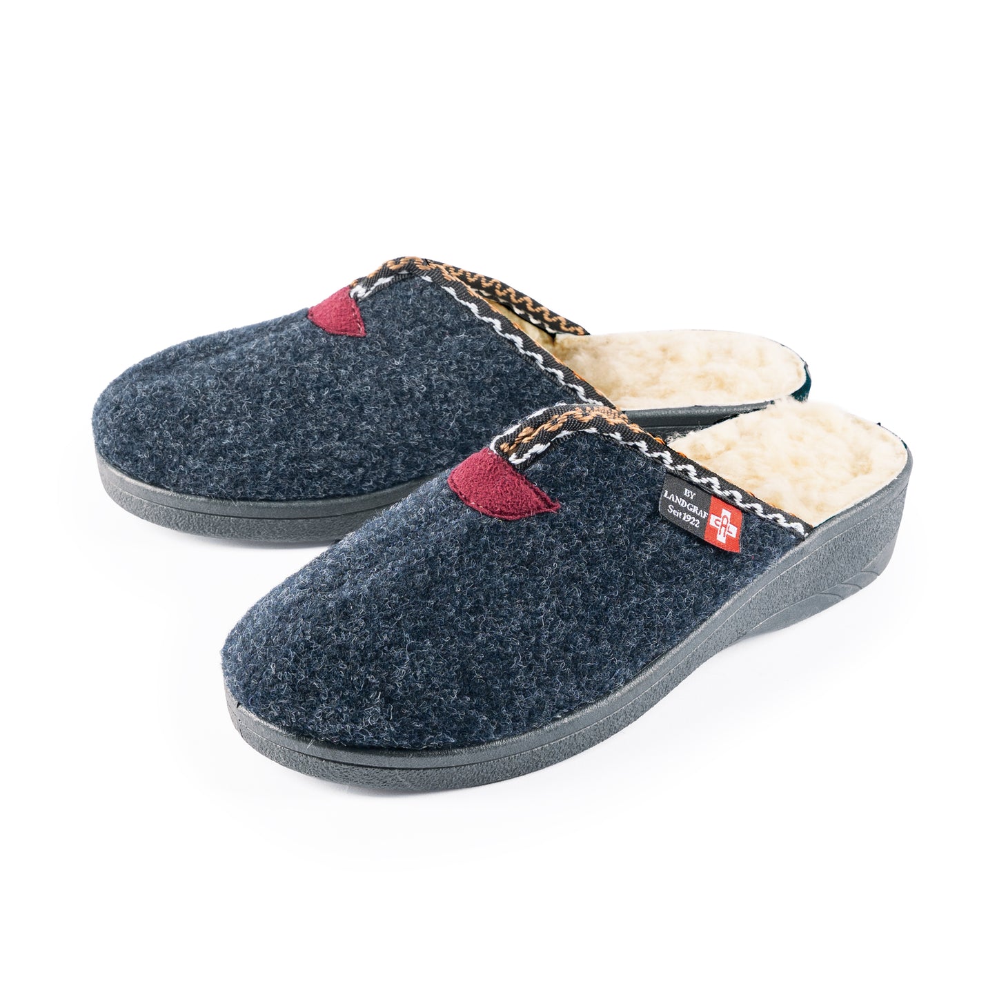 CAL LANDGRAF Damen/Herren warmgefütterte Hausclogs