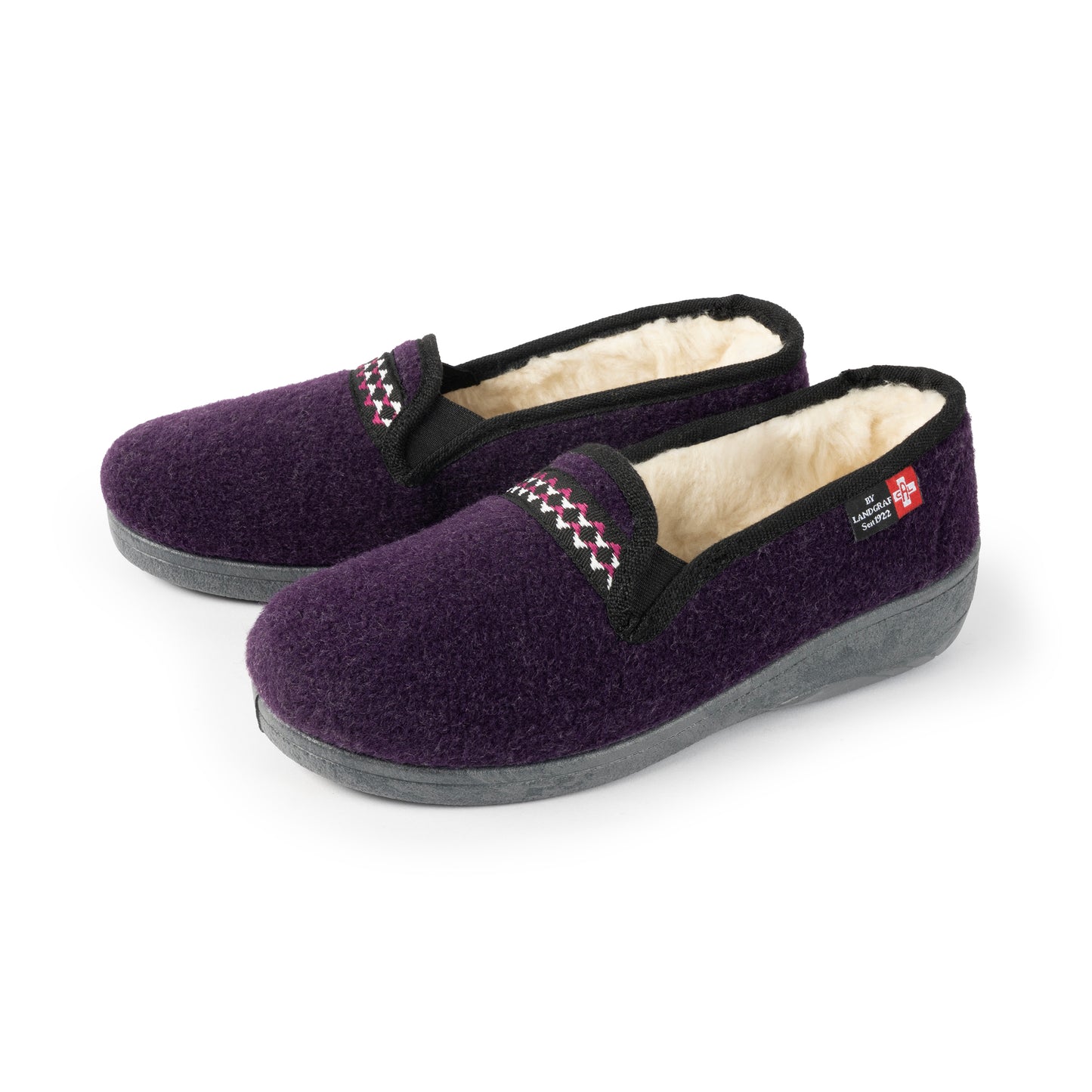 CAL LANDGRAF Damen/Herren warmgefütterte Hausschuhe