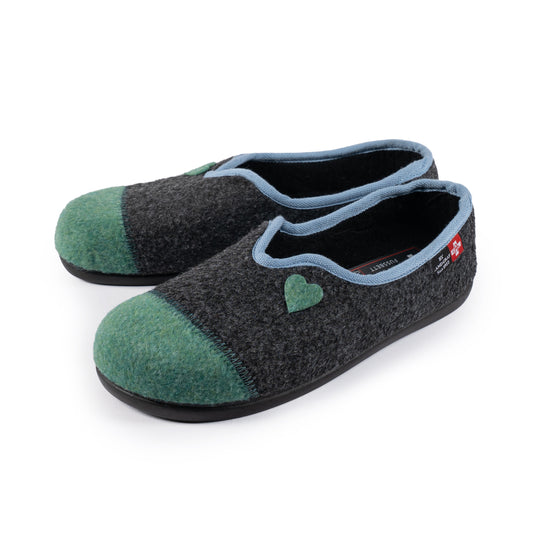 CAL LANDGRAF Damen bunte Hausballerinas